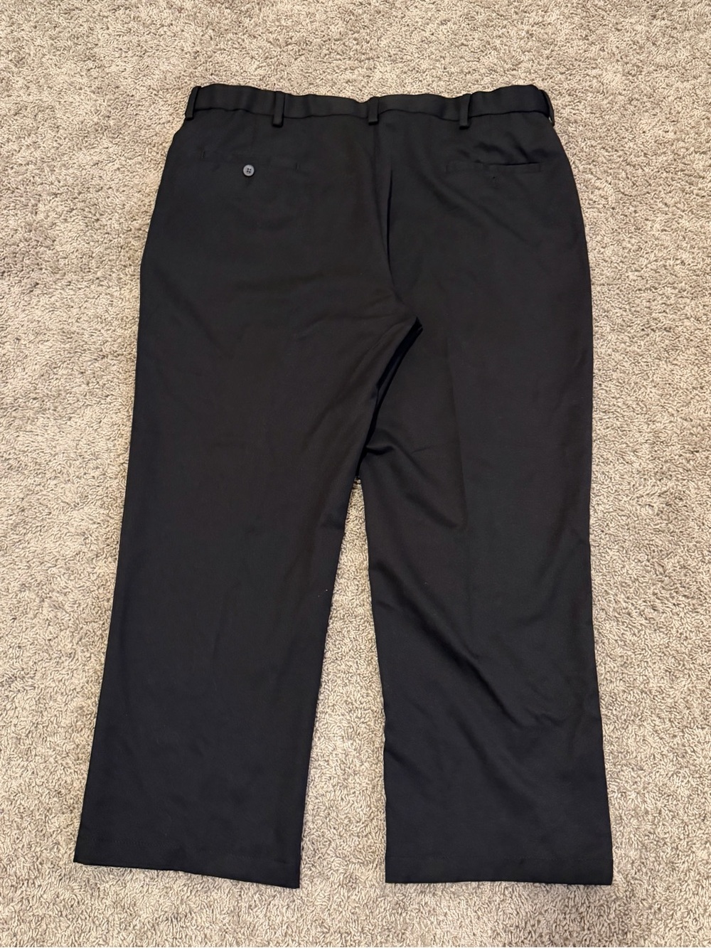 Haggar Men's Black Dress Slacks - Picture 2 of 4